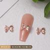 3D Metal Bows Nail Charms Nail Jewels Ribbow Bowknot Nail Art Decorations Nail Stud Nail Art Accessories for Women Girls