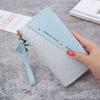 Long Zipper Wallet Ladies Spliced Color Block Tassel Versatile Card Holder Mobile Phone Bag Fashionable Ladies Accessories