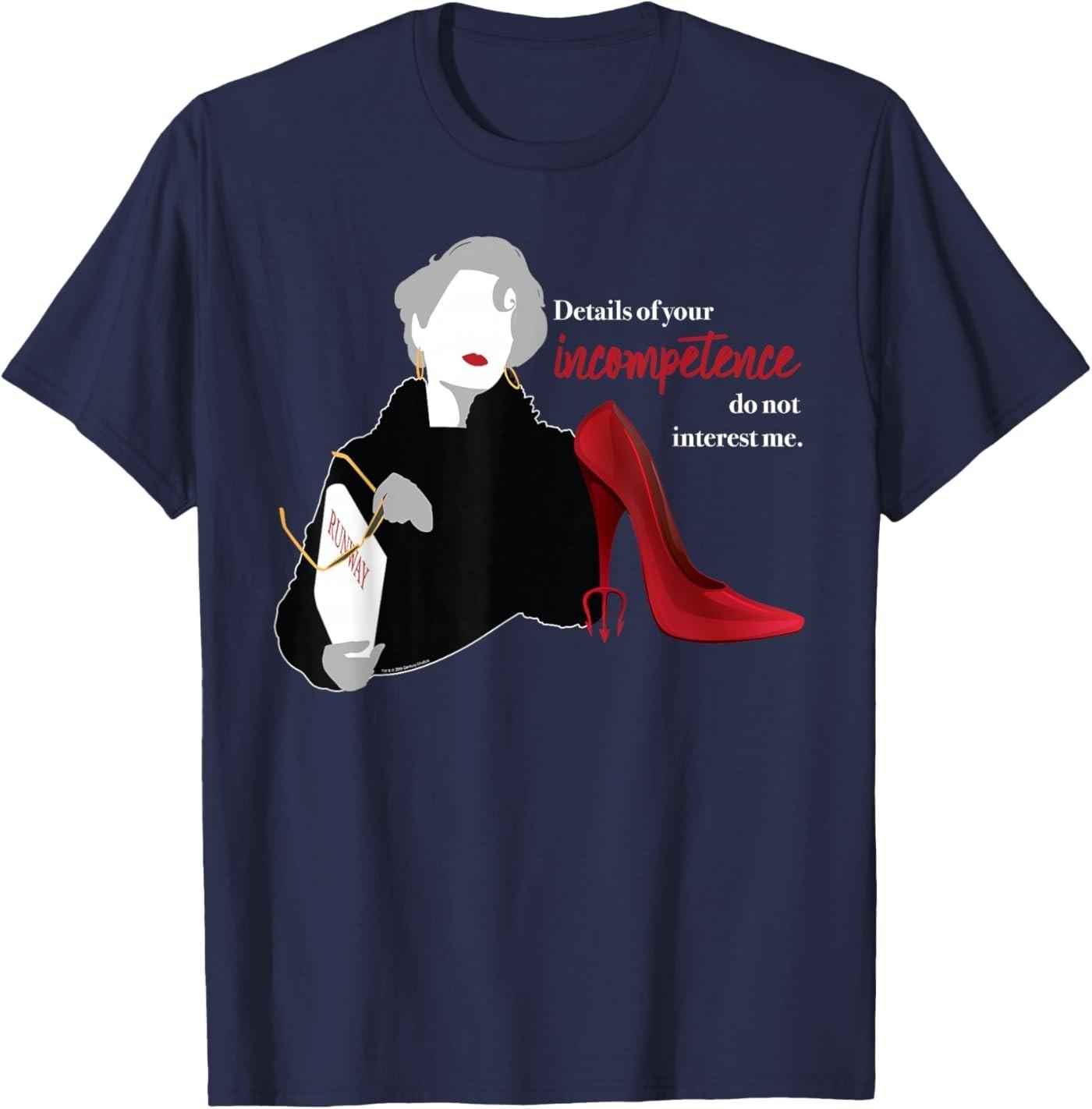 The Devil Wears Prada Miranda Details of Your Incompetence T-Shirt S разноцветный