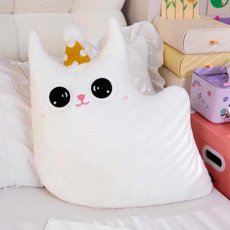 Soft cat throw pillow plush toy doll cat doll home pillow cushion girl doll