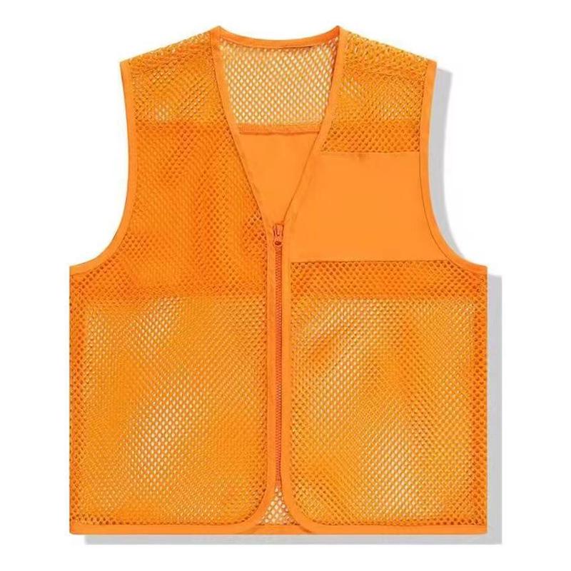 Custom Breathable Mesh Vest with Logo for Volunteer and Promotional Activities