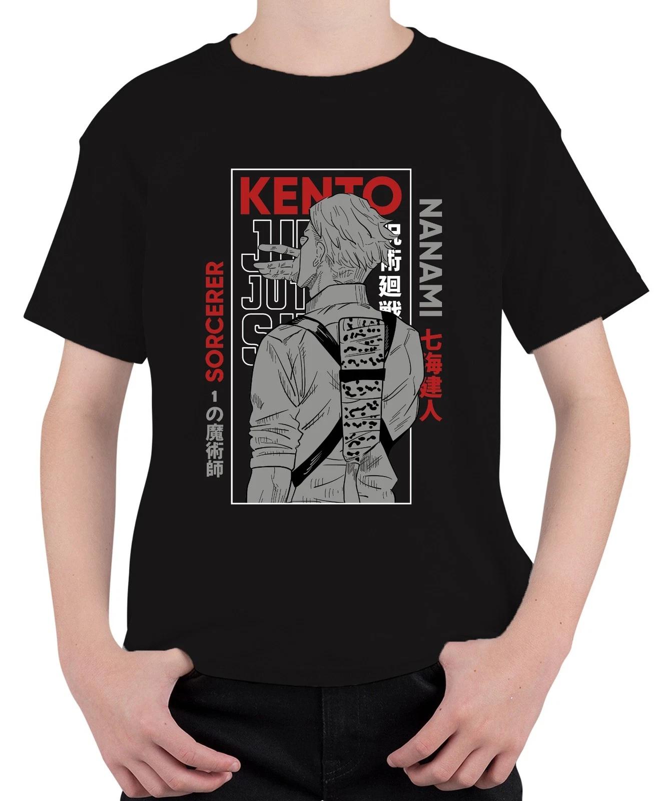 Jujutsu Kaisen Kento Nanami Sorcerer Anime Ästhetik Geschenk Retro Unisex Kinder XXXXL