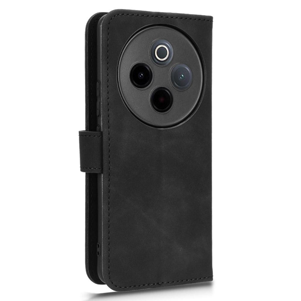 For vivo Y300 Pro 5G Leather Case Skin Feel Anti Drop Wallet Flip Phone Cover