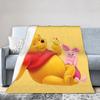 Die Winnie Puuh Bär Decke Flanell Fantastisch Warm Überwurfdecke für Tagesdecke Winter,