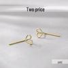 925 Sterling Silver Heart Stud Earrings - New 2022 Summer Style for Women