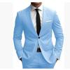 Mens Black 2 Piece Suit Blazer and Pants Set