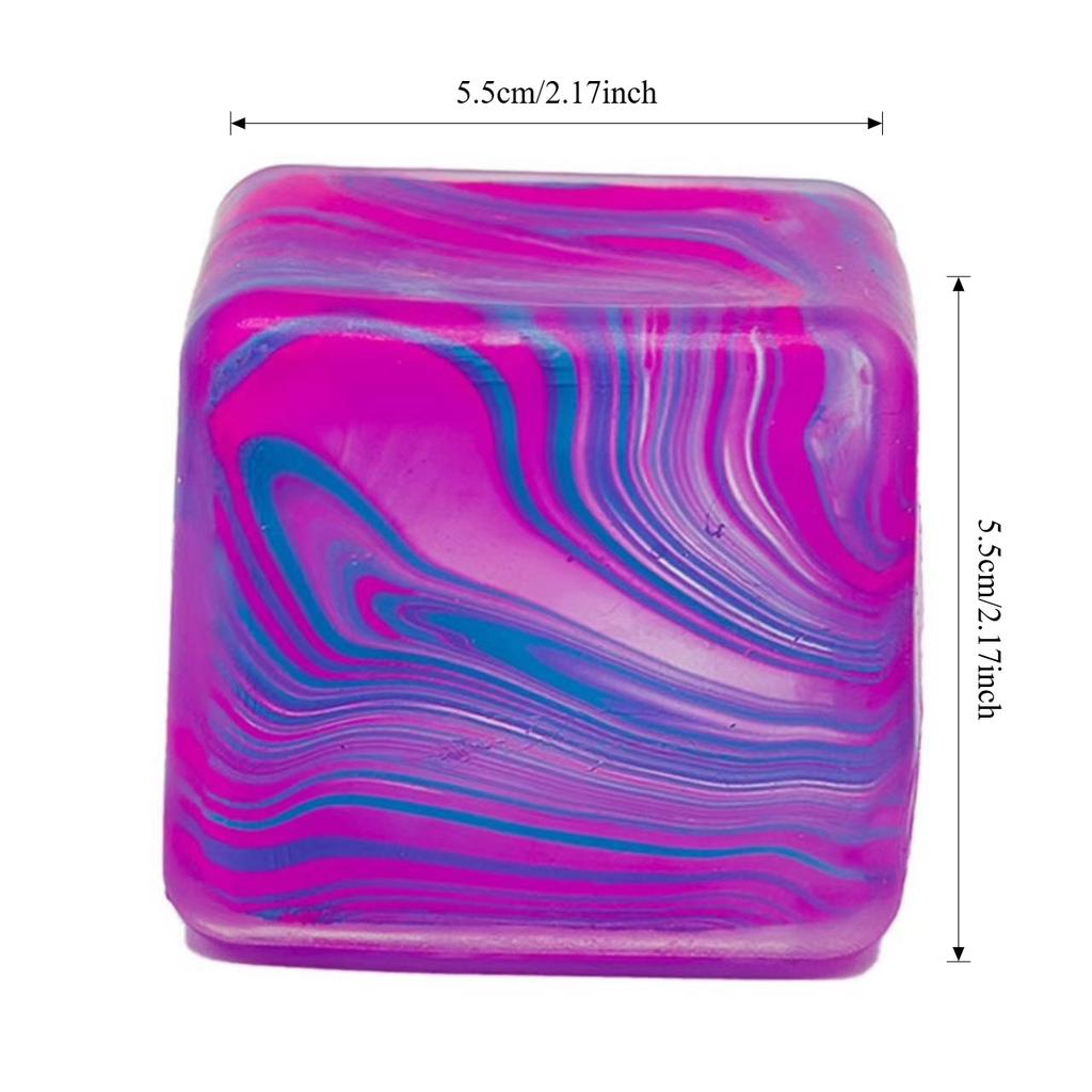 Taba Squishy Ice Cube Stress Balls Squeeze Toys For Kids Adults Sensory Fidget Toys For Anxiety Relief, Party Favors Gifts