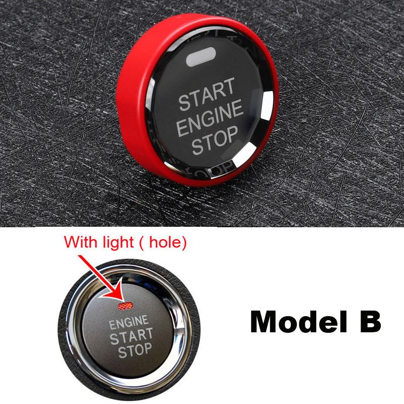New Styling Start Stop Engine Push Switch Buttons Cover for TOYOTA Corolla Camry Rav4 C-HR Prius GT86 Yaris Interior