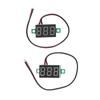 2Pcs Digital Voltmeter Voltage Meter 3 Wire 0.36in Green LED Display DC0.00V?30.0V