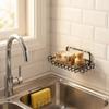 Hollowed-out Wall Mounted Soap Dish with Hooks Soap Holder Drain Rack Soap Rack  Kitchen