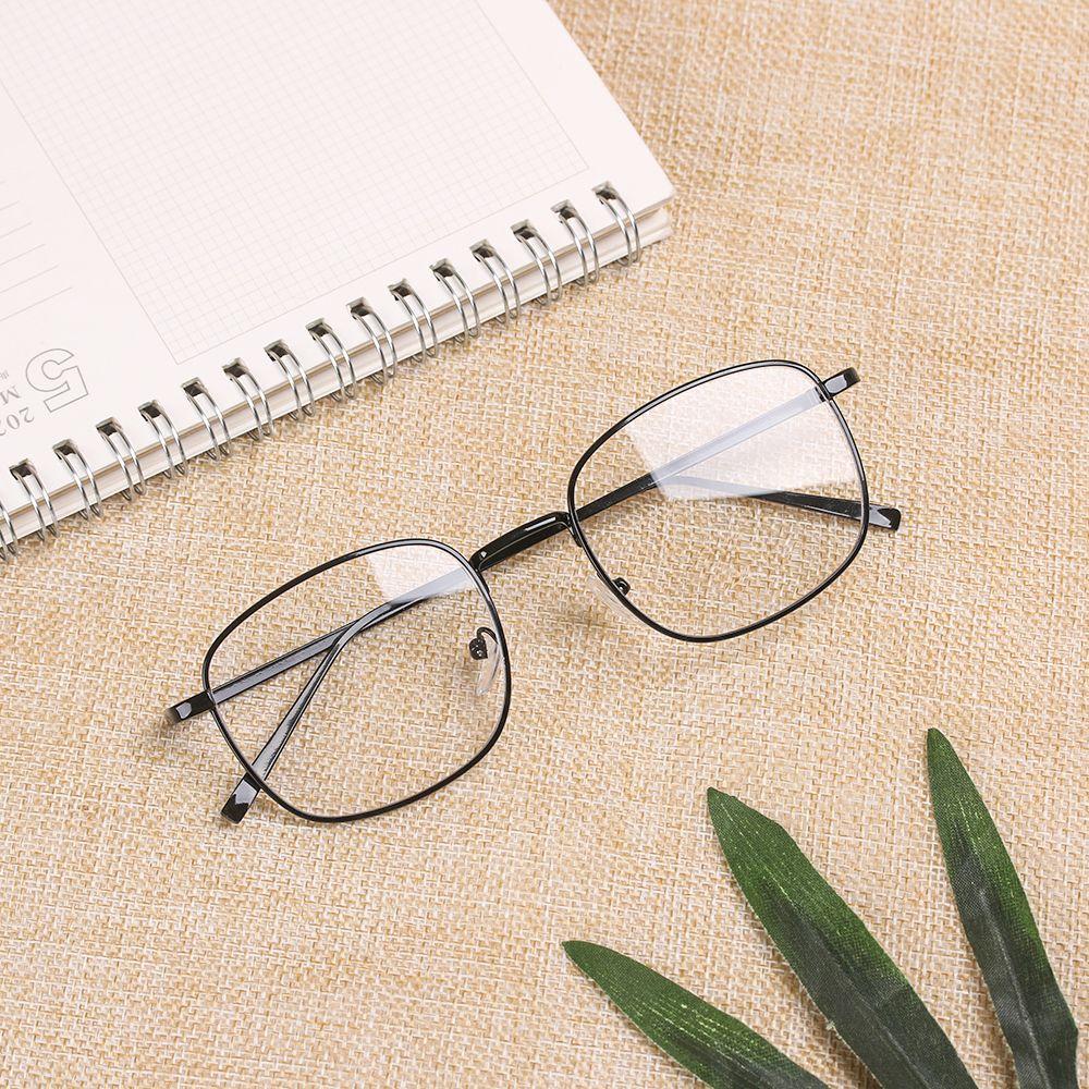 

Vintage Vision Care Portable Spectacles Eyeglasses Frame Optical Glasses Square Glasses чёрный