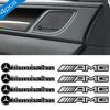 Set da 4 Pezzi di Adesivi Audio Modificati per Logo Auto Adatti per Mercedes Benz Classe A B C E G AMG W176 W166 W124 W211