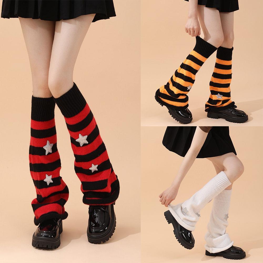 Latin Ballet Boot Stockings Boot Cuffs Leggings Y2K Leg Warmers Japanese Boot Socks  Girls Women's