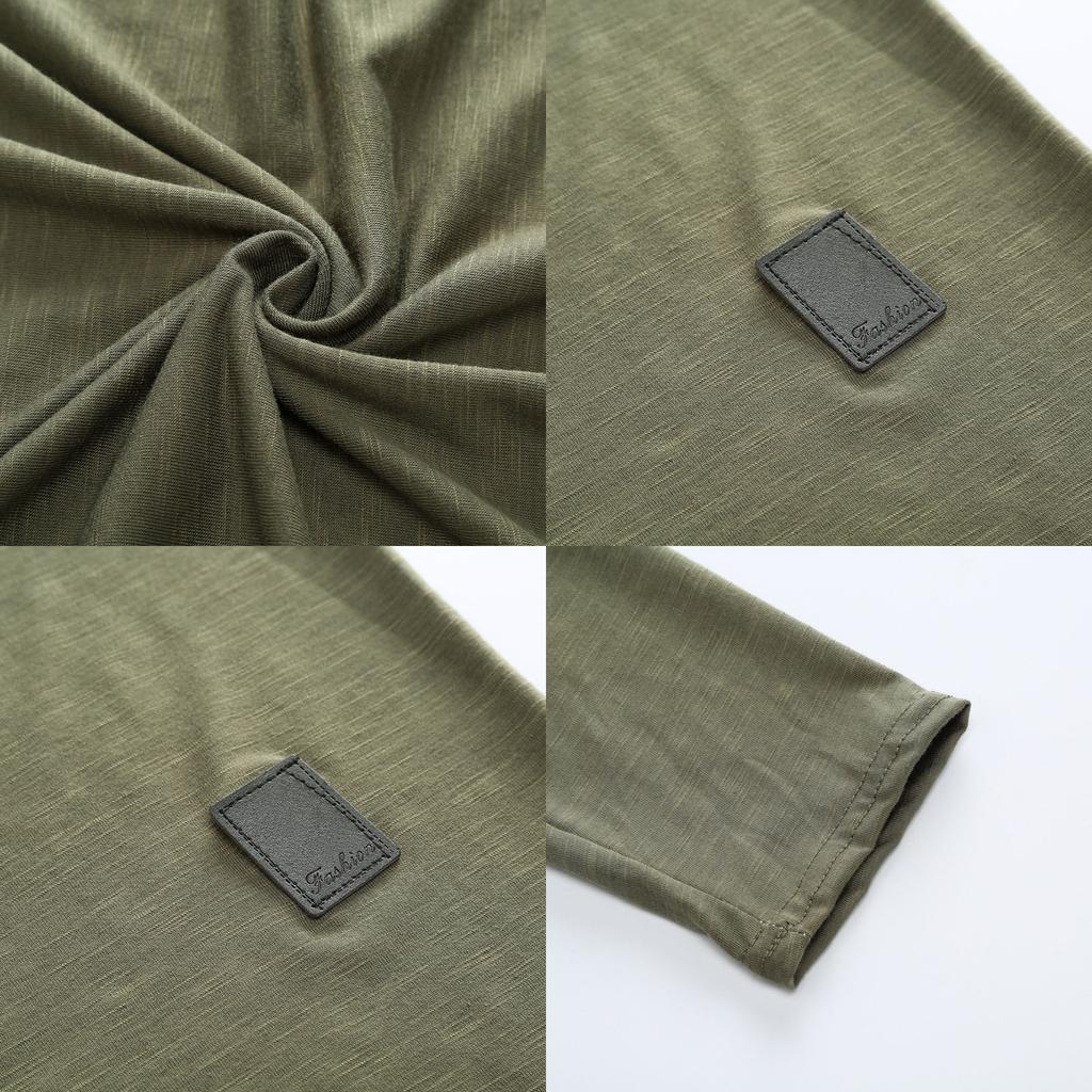 Men's Long-sleeved T-shirt Casual Sports Hoodie Sweatshirt Men's T-shirt Men's Tops Bottoming Shirt