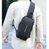 Herren Multifunktions Diebstahlsicher USB Schultertasche Mann Umhängetasche Crossbody Reise Sling Brusttaschen Rucksack Messenger Rucksack für Herren