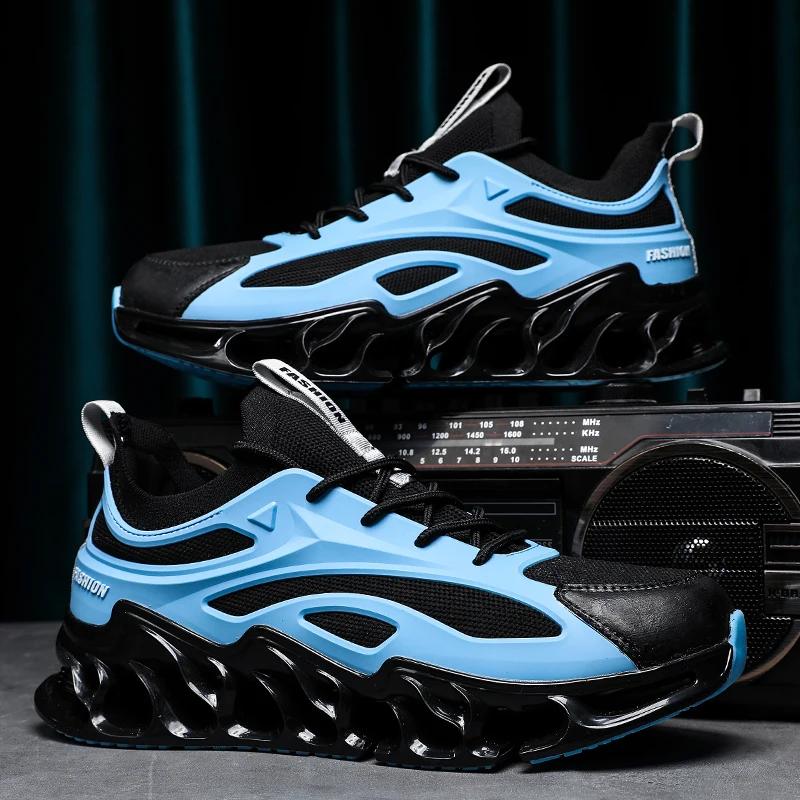 Sneaker für Herren Modische Leichte Herrenschuhe Bequeme Lauf-Freizeit-Sportschuhe Trendige Herrenschuhe Zapatillas Hombre