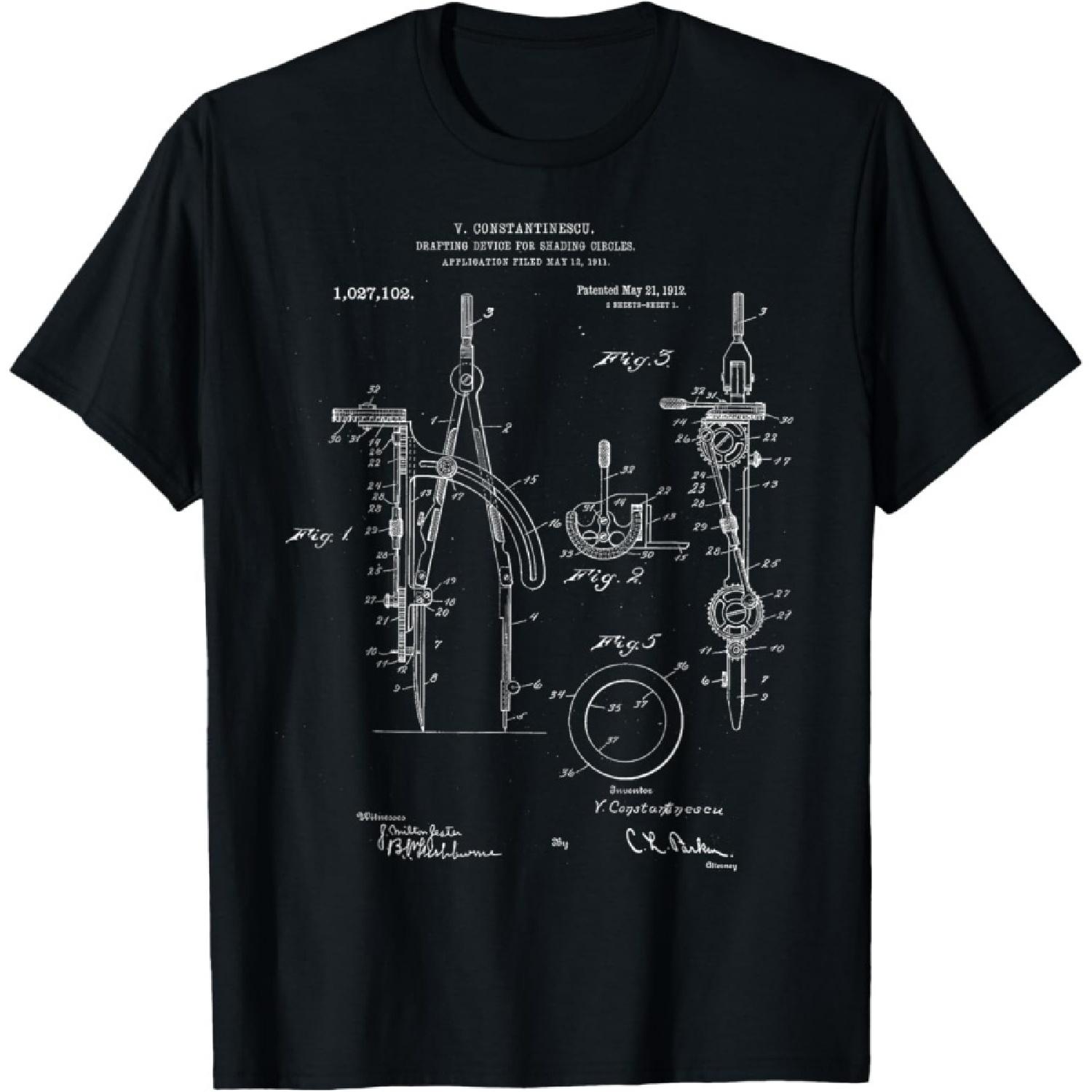 Инструмент архитектора Винтажная футболка архитектора S чёрный