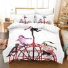 Fashion Anime Monogatari Series Bedding Set Printed Bed Set With Pillowcase Bed Duvet Cover Single Double Queen Super King Size