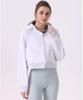 Women's Casual Cotton Zipper Hoodie - Autumn/Winter Yoga & Fitness Wear
