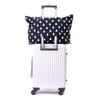Folding Bag Carry it small and use it Folding bag series convenient for carrying on trips Tote Bag B110 Many Face Black [Travel Collection] - big!
