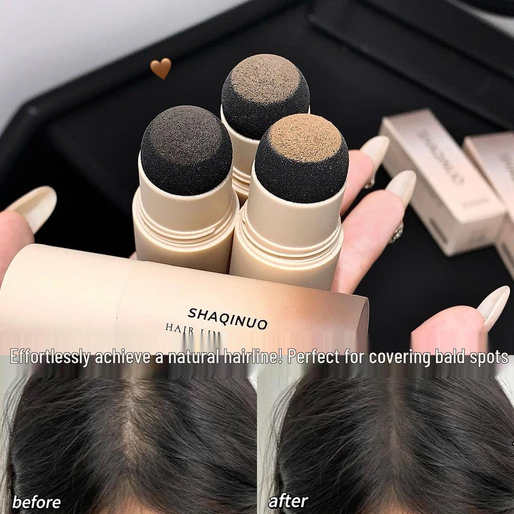 SHAQINUO Hairline Filler: Exquisite Hair Powder & Cream for Contouring and Regrowth; Waterproof & Sweatproof Shadow Formula.