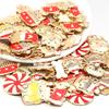 10pcs Alloy Enamel Christmas Charms Cute Xmas Pet Dog Bone Pendants For Jewelry Making DIY Earrings Necklace Gifts Accessories