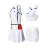 New FILA Sleeveless Dresses Women's White A11W423311FWT