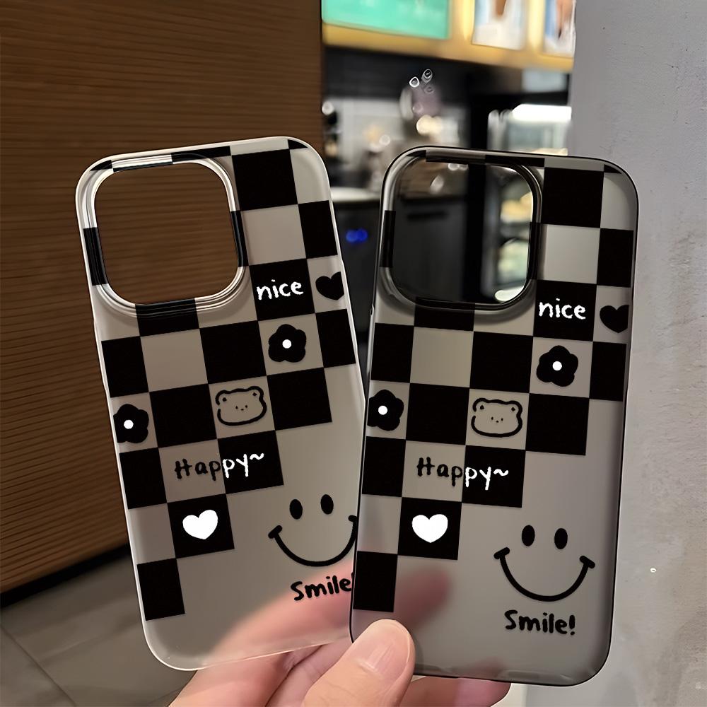 Etui na telefony komórkowe iPhone 11 13 15 Pro Max 12 14 Pro Max Etui iPhone 16 15 Plus 13 Pro 12 Mroźna tekstura Malowane kwiaty z kreskówek