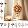 DIY Keyring Decoration Materials 12 Zodiac Beaded Ornament Kit, Constellation Pendant Making Craft Set Personalized Birthday Gift for Girls