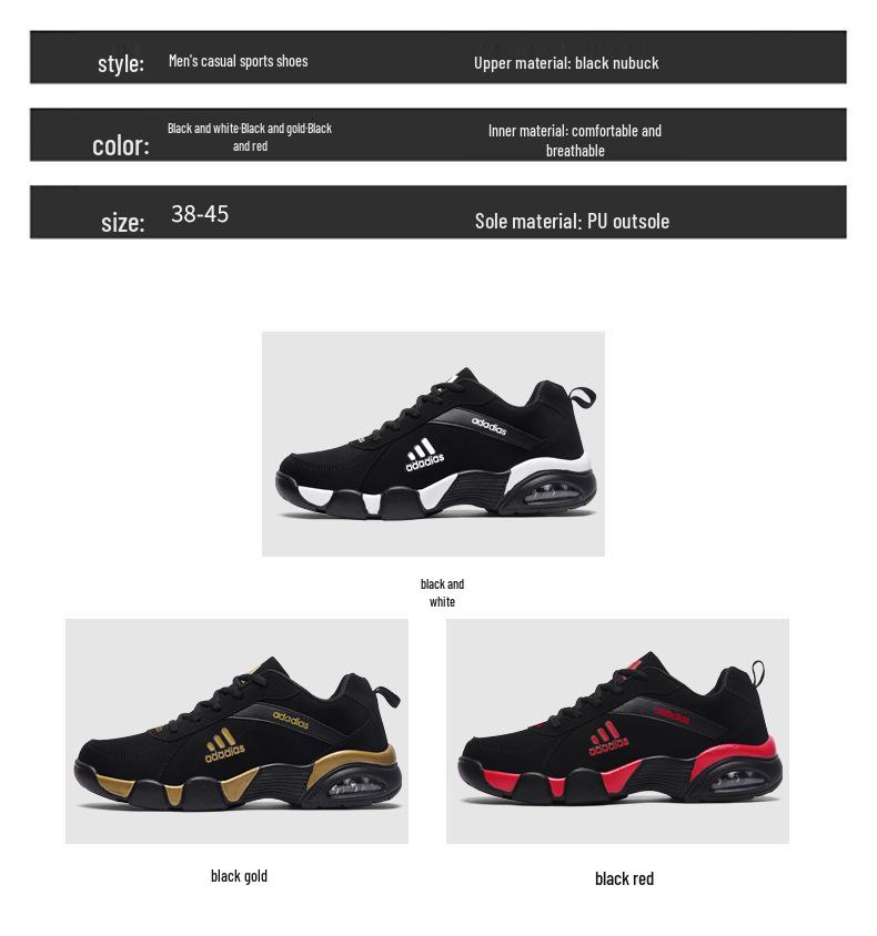 Adidas 2025 Men's Waterproof Leather & Mesh Running Shoes - Casual, Trendy, Versatile, Lightweight, and Official.