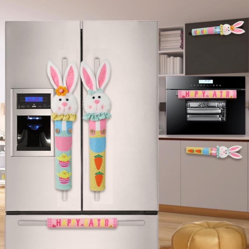 Easter Refrigerator Handle Cover Resistant to Dirt and Scratches Simple Installation for Everyday Convenience