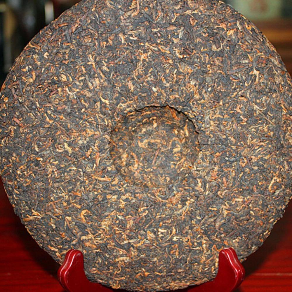 Pu erh Ripe Tea Cake 357g Natural Golden Bud Yunnan Black Chinese