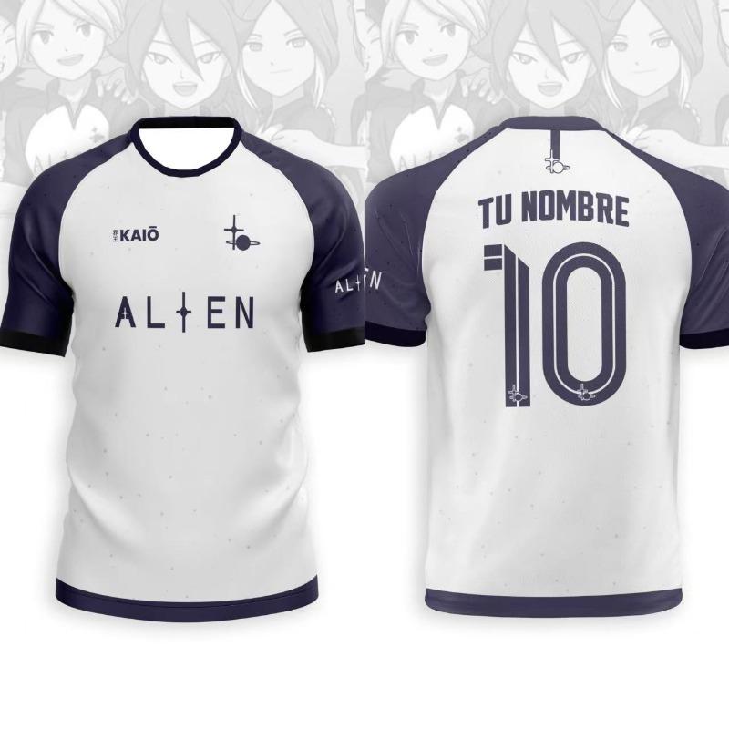 Maglia Anime Calcio Inama Eleven Stampa 3D Congiunta T-shirt Uomo Donna Moda Oversize Manica Corta Top Magliette Abbigliamento Moto