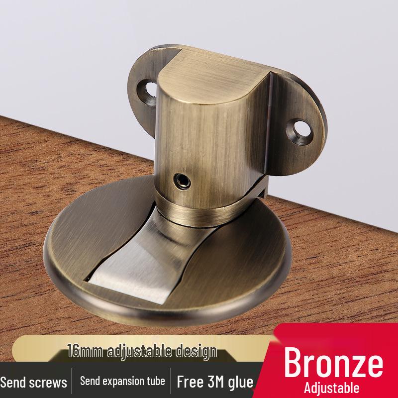 Adjustable Magnetic Door Stopper: Punch-Free, Anti-Collision, Invisible Design for Bedrooms with Strong Magnet