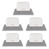 5Pcs Window Track Cleaning Brush Detachable Window Groove Gap Cleaning Brush Tools with Scraper for