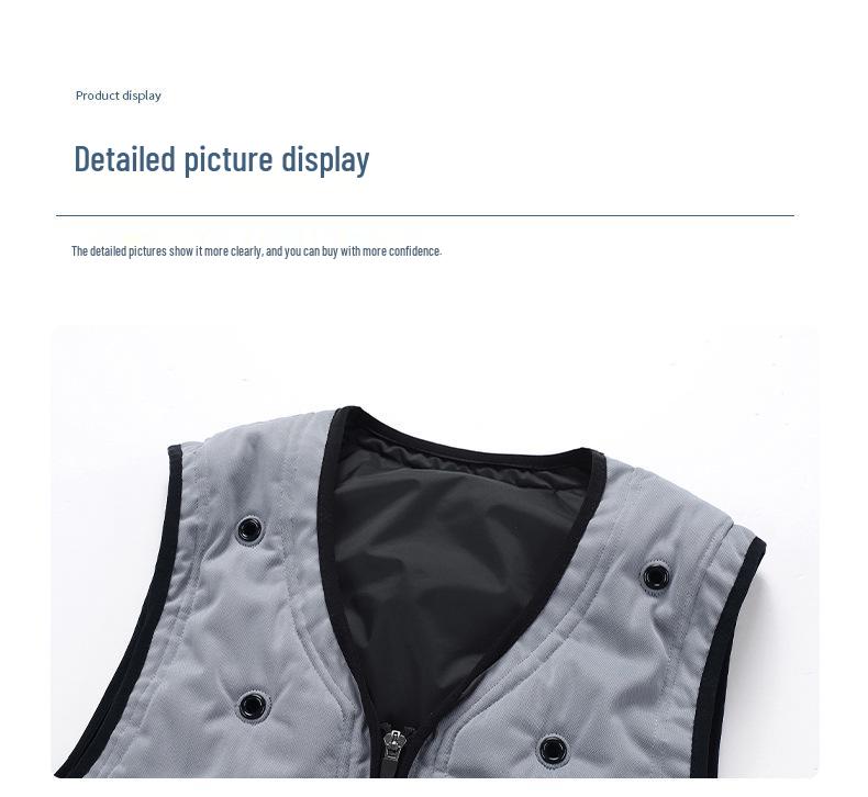 Unisex Summer Cooling Vest with Ice Water Circulation
