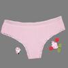 5 STÜCKE/Set Einfarbige G-Strings Damen Baumwoll-Slips Sexy Dessous Sportlich Gestreifte Slips Hüfttief Dünner Stil Atmungsaktive Unterhosen