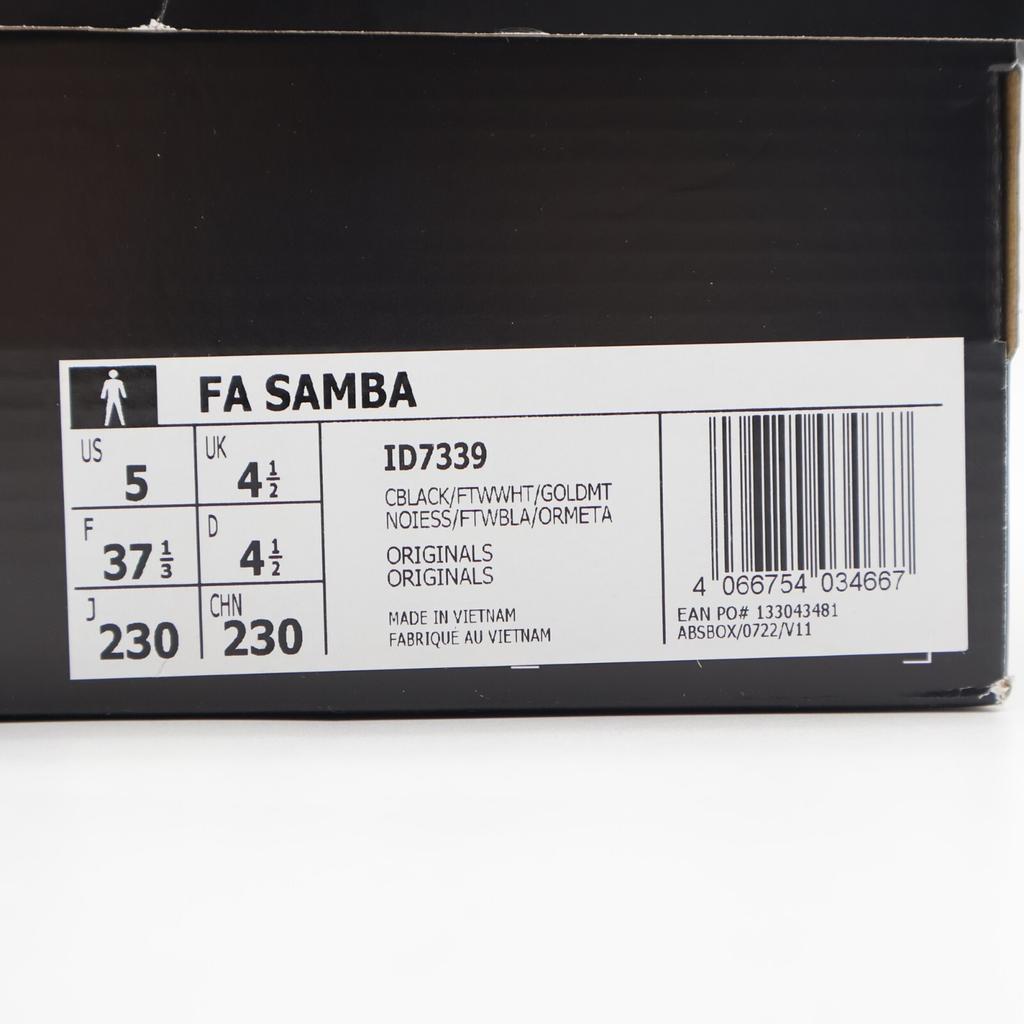 ID7339 F*cking Awesome Adidas Originals Samba Core Black (Men's)