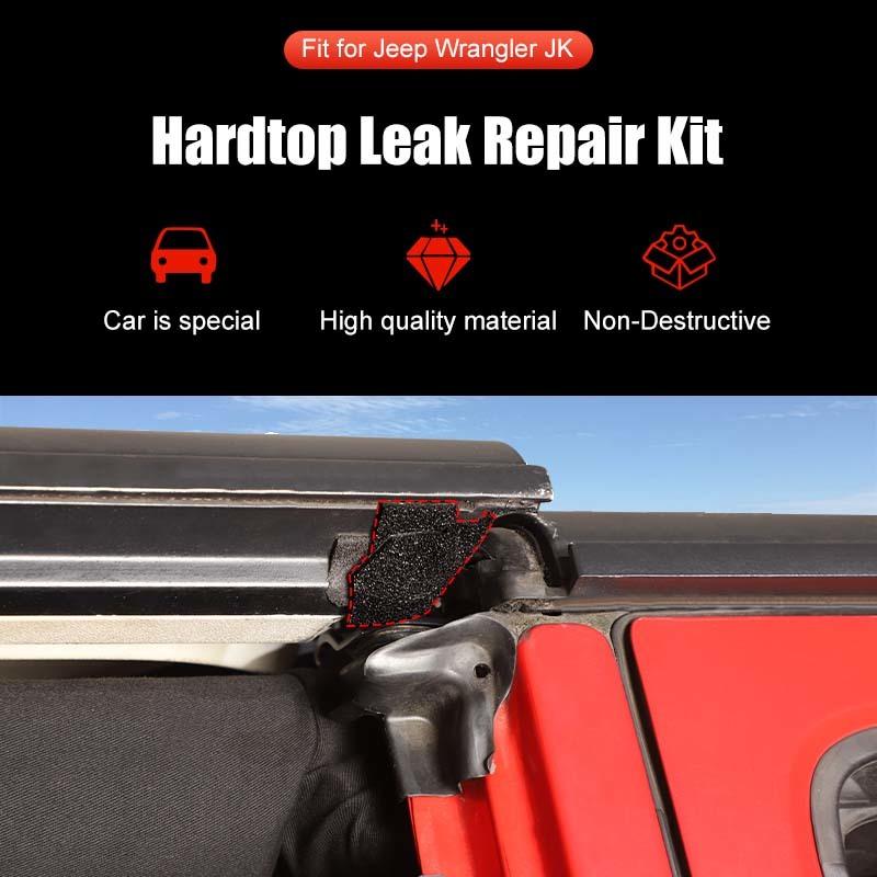 Kit de reparare a etanșării etanșării acoperișului mașinii pentru Jeep Wrangler JK 2007-2017 Kit de etanșare a etanșării intemperiilor din cauciuc cu top dur