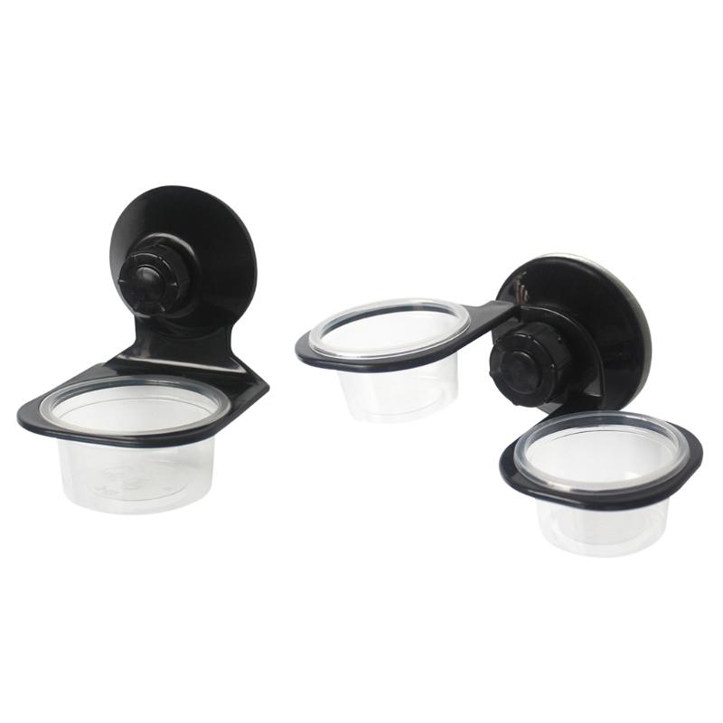 Transparent Pet Food Bowl Durable Cage Hanging Cat Dog Food Water Basin Feeder Large Capacity Fixed Feeding Bowl