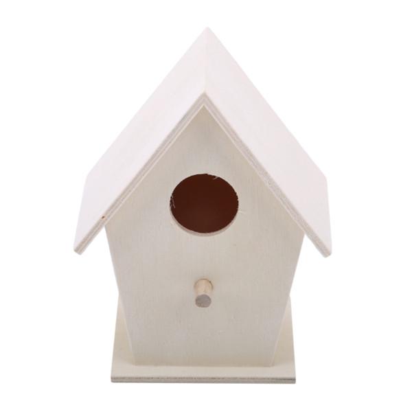 Wooden Bird House Nest Bird Supplies Wooden Birdhouse Outdoor Nesting Box