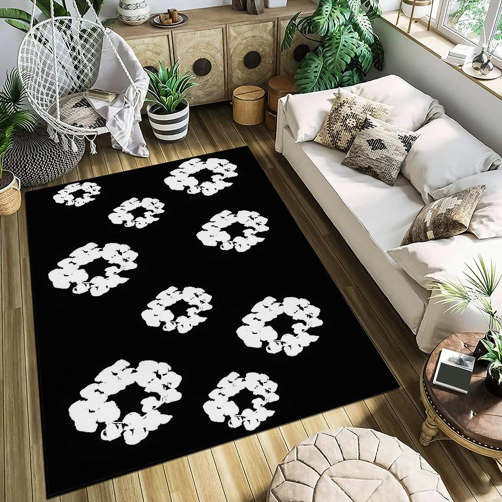 Luxury D-Denim T-Tears Door Mat Entrance Non-slip Washable Kitchen Carpet Living Room Hallway Rug Bathroom Decoration