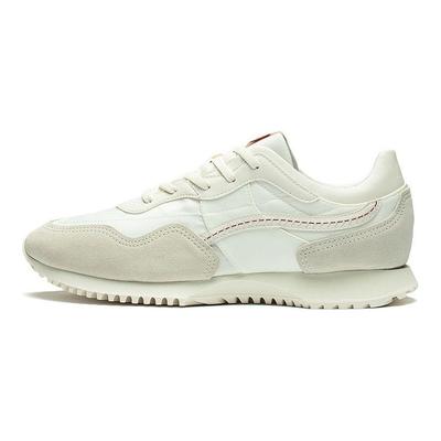Li Ning CF Series Oddychające Trwałe Niskie Buty Sportowe Codzienne Męskie sneakersy Białe AGCT173-4