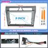 For 2008-2010 KIA Morning Picanto 9INCH Car Stereo Radio Android Frame Panel Fascia Cable Video Harness Adapter Dashboard CANBUS Radio Accessories 4
