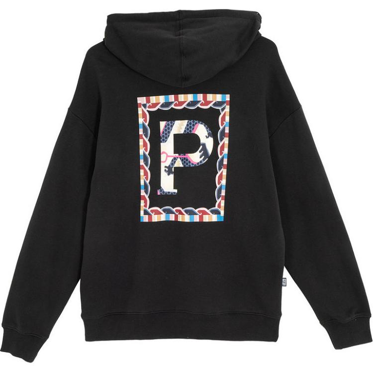PUMA Unisex Black Gold Logo Hoodie 625833-01