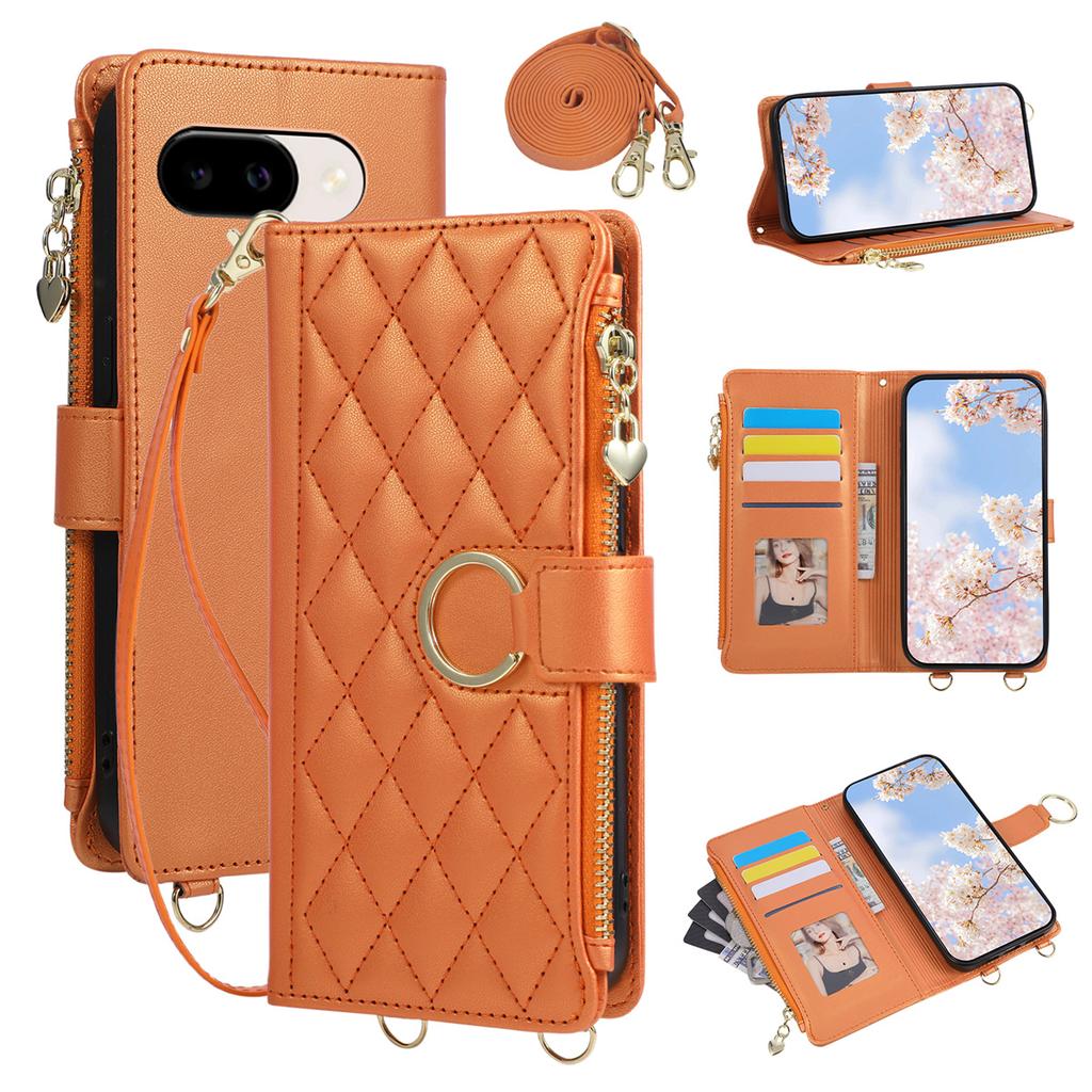 Crossbody Wallet Card Slots Phone Case Phone Case for Google Pixel 7 8 9 10 7Pro XL 9A 8A 7A Flip Leather Bracket Protect Cover