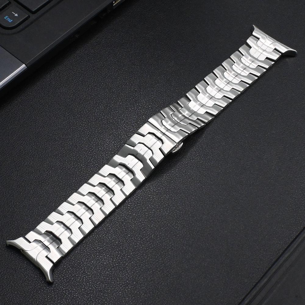 

MAN Metal Band for Samsung Galaxy Ultra Watch 47mm No Gap Bracelet for GALAXY WATCH Ultra Stainless Steel Butterfly Buckle Strap Galaxy Ultra 47mm