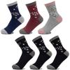 Arnold Palmer Non-slip Women's Mid-calf Socks 6 Pairs SL004 Women's Cotton Socks