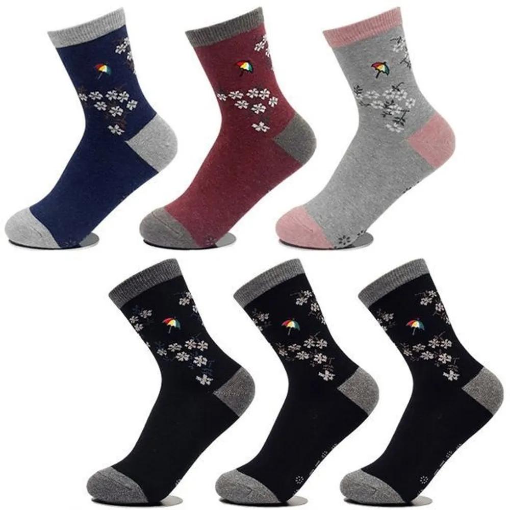 Arnold Palmer Non-slip Women's Mid-calf Socks 6 Pairs SL004 Women's Cotton Socks