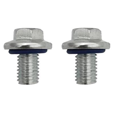 2Pcs Oil Drain Plug Bolt with Gasket 55577568 For Buick Cadillac Chevrolet GMC